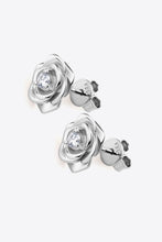 Load image into Gallery viewer, Adored Moissanite Flower 925 Sterling Silver Earrings