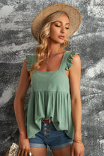 Load image into Gallery viewer, Ruffled Square Neck Babydoll Blouse