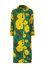 Load image into Gallery viewer, Floral Pleated Side Slit Shirt Dress (Belt Not Included)