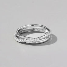 Load image into Gallery viewer, Inlaid Zircon 925 Sterling Silver Ring