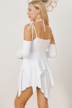 Load image into Gallery viewer, Tie Shoulder Layered Mini Cami Dress