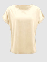 Load image into Gallery viewer, Round Neck Short Sleeve T-Shirt
