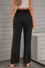 Load image into Gallery viewer, Drawstring Elastic Waist Pants with Pockets