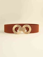 Load image into Gallery viewer, Geometric Buckle Elastic Wide Belt