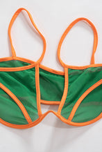 Load image into Gallery viewer, Contrast Bra and Tie Back Leggings Set