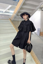 Load image into Gallery viewer, Button Down Pleated Shirt Dress