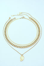 Load image into Gallery viewer, Kiss of Enchantment Triple-Layered Necklace with Pendant