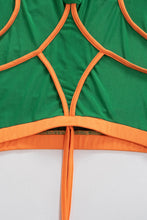 Load image into Gallery viewer, Contrast Bra and Tie Back Leggings Set