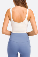 Load image into Gallery viewer, Deep V-Neck Crop Sports Bra