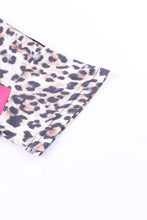 Load image into Gallery viewer, Leopard Color Block Short Sleeve Tee