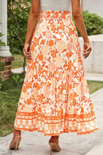 Load image into Gallery viewer, Floral Smocked Tiered Maxi Skirt