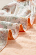 Load image into Gallery viewer, Ruffled Floral Square Neck Blouse