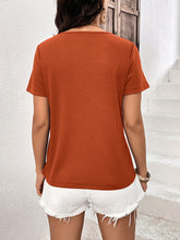 Load image into Gallery viewer, Lace Trim Contrast Waffle-Knit Top