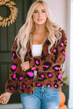 Load image into Gallery viewer, Leopard Zip-Up Jacket