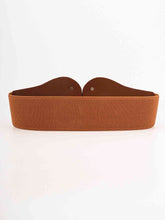 Load image into Gallery viewer, Alloy Buckle Elastic PU Belt