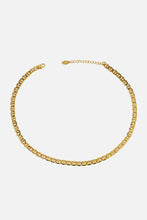 Load image into Gallery viewer, Gold Chain Geometric Inlay Necklace