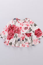 Load image into Gallery viewer, Girls Floral Top and Jeans Set