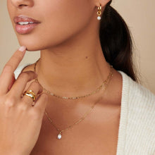 Load image into Gallery viewer, Titanium Steel Inlaid Zircon Pendant Necklace