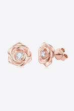 Load image into Gallery viewer, Adored Moissanite Flower 925 Sterling Silver Earrings
