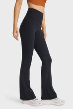 Load image into Gallery viewer, Elastic Waist Flare Yoga Pants