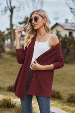 Load image into Gallery viewer, Open Front Long Sleeve Cardigan