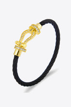 Load image into Gallery viewer, Men Rhinestone Cable Bracelet