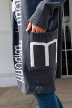 Load image into Gallery viewer, Open Front Long Sleeve Hooded Cardigan