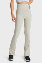 Load image into Gallery viewer, Elastic Waist Flare Yoga Pants