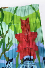 Load image into Gallery viewer, Floral Accordion Pleated Shirt and Midi Skirt Set with Pockets