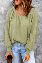 Load image into Gallery viewer, Square Neck Waffle-Knit Top