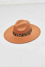 Load image into Gallery viewer, Fame In The Wild Leopard Detail Fedora Hat