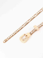 Load image into Gallery viewer, Rhinestone Metal Belt