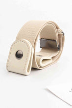 Load image into Gallery viewer, PU Elastic Snap Closure Belt