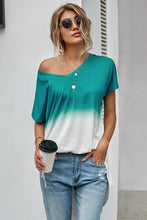 Load image into Gallery viewer, Ombre Color Block Shirt