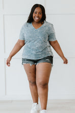 Load image into Gallery viewer, Sew In Love Summer Special Full Size Run Acid Wash Tee Shirt
