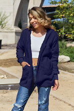 Load image into Gallery viewer, Teddy Hooded Jacket with Pockets