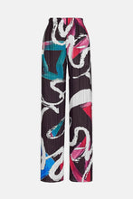 Load image into Gallery viewer, Printed Accordion Pleated Ankle-Length Wide Leg Pants