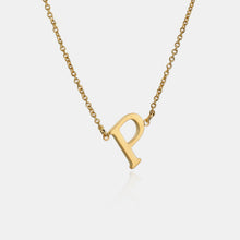 Load image into Gallery viewer, Copper Letter Pendant Necklace