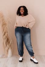 Load image into Gallery viewer, Jodifl Stay Awhile Full Size Run Waffle Knit V-Neck Tee