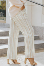 Load image into Gallery viewer, Striped Smocked Waist Wide Leg Pants
