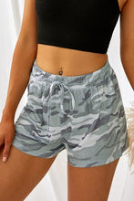 Load image into Gallery viewer, Printed Drawstring Elastic Waist Shorts