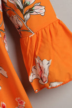 Load image into Gallery viewer, Girls Ruffle Decoration Flare Sleeve Dress