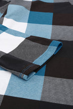 Load image into Gallery viewer, Plaid V-Neck Long Sleeve Top