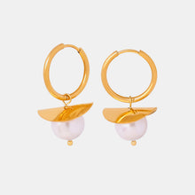 Load image into Gallery viewer, 18K Gold-Plated Bead Dangle Earrings