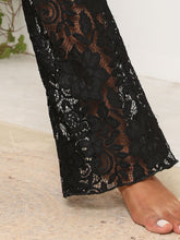 Load image into Gallery viewer, Lace High Waist Swim Pants