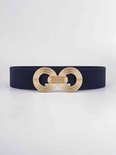 Load image into Gallery viewer, Geometric Buckle Elastic Wide Belt
