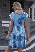 Load image into Gallery viewer, Tie-Dye Ruffle Hem Dress