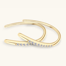 Load image into Gallery viewer, Moissanite 925 Sterling Silver U Shape Earrings