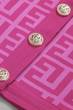 Load image into Gallery viewer, Printed Button Front Jacket and Pants Set