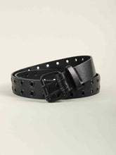 Load image into Gallery viewer, Grommet PU Leather Belt
